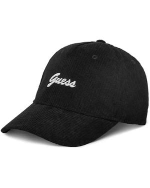 Guess Logo Baseball Cap - Black