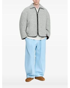 JW Anderson Zip-Front Fleece Jacket - Blue