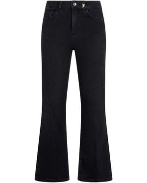 Liu Jo High-Rise Bootcut Jeans - Blue