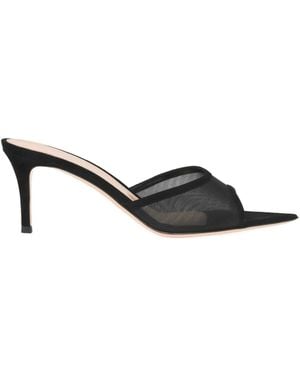 Gianvito Rossi Dorotea 70Mm ヒールミュール - ブラック