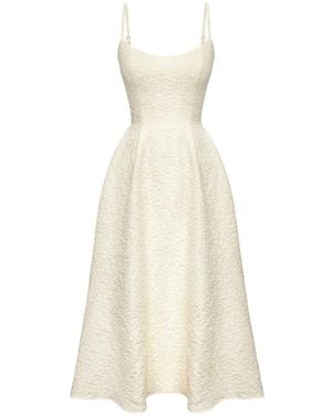 POST MERIDIEM Strapless Midi Dress - White