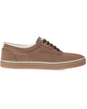 Brunello Cucinelli Suede Trainers - Brown