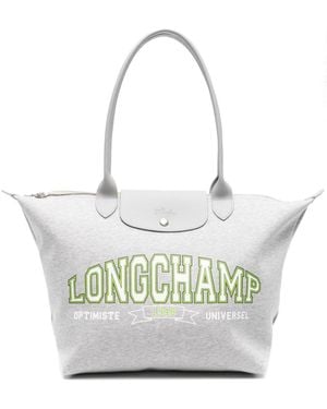Longchamp Large Le Pliage Shoulder Bag - White