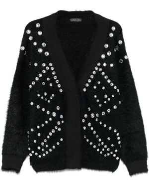Loulou Crystal-Embellished Cardigan - Black