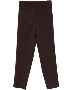 DR. HOPE Pressed-Crease Trousers - Brown