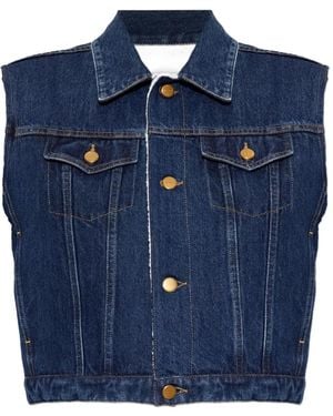 Jil Sander Denim Vest - Blue