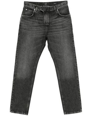 Balmain Jeans con aplicación de logotipo - Gris