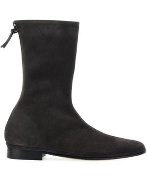 Alberta Ferretti Stiefel aus Wildleder - Schwarz