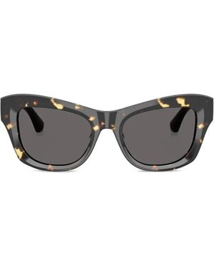 Burberry トータスシェル ジオメトリック サングラス - グレー