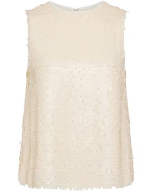 Simon Miller Shirley Sequin-Embellished Top - White