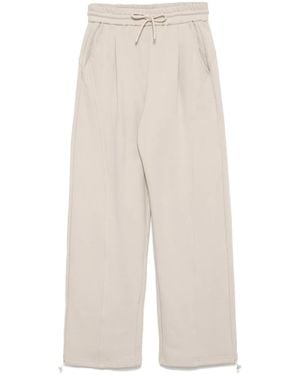 B+ AB Paneled Track Pants - White