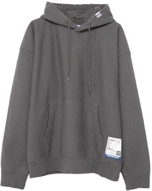 in・stru(men-tal) Felpa Con Cappuccio French Terry - Grigio