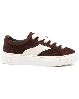 State of Order Panel-Detail Trainers - Brown