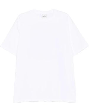 Arte' Camiseta Con Estampado Gráfico - Blanco