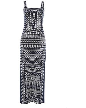 Temperley London Tlalli Knitted Dress - White