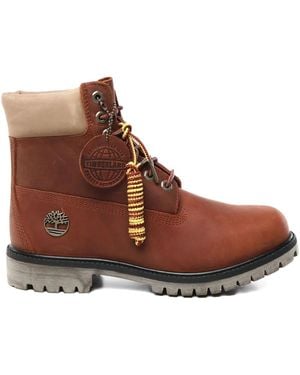 Timberland Padded-Collar Boots - Brown
