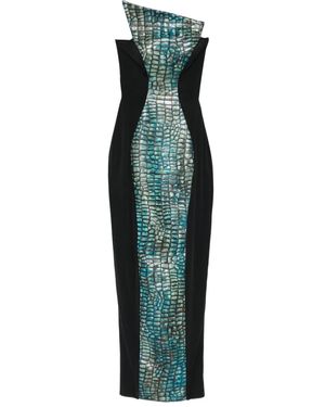 MITILIANE COUTURE Embossed Leather Dress - Green