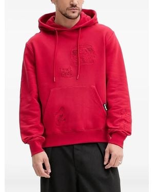 Desigual エンブロイダリーパーカー - レッド