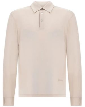 Herno Klassisches Poloshirt - Weiß