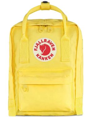 Fjallraven Logo-patch Top-handle Backpack - Yellow