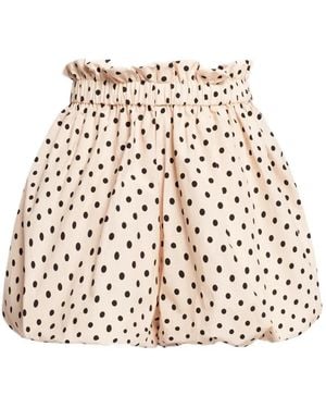 WEILI ZHENG Polka-Dot Shorts - Natural