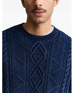 GANT Cable-Knit Jumper - Blue