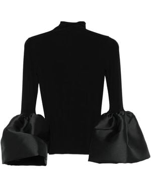 Atu Body Couture Top Con Maniche A Campana - Nero