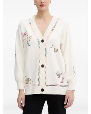 Never Fully Dressed Western Martha Cardigan - White