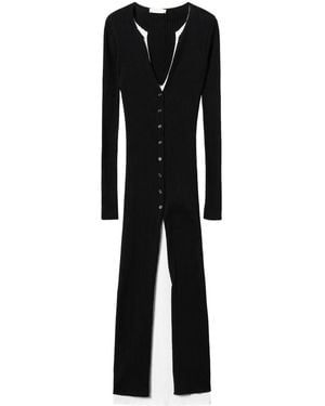 Twinset Trompe-L'Oeil Knitted Dress - Black
