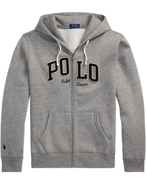 Polo Ralph Lauren Zip-Up Hoodie - Grey