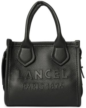 Lancel Jour Grained Leather Shoulder Bag - Black
