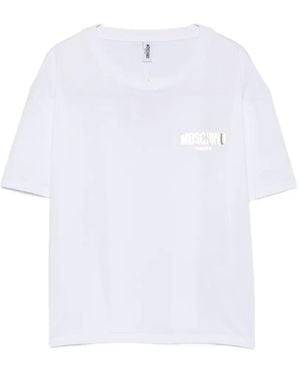 Moschino Logo-Print T-Shirt - White