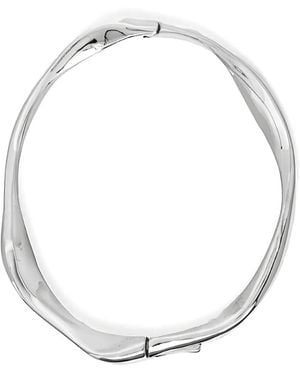 Trussardi Bracelet À Détails Torsadés - White