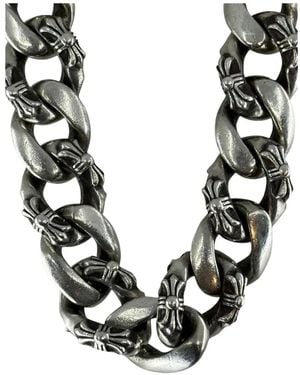 Chrome Hearts Curb-Chain Neckace - Black
