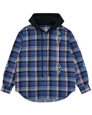 Fortela Ashley Hooded Shirt - Blue