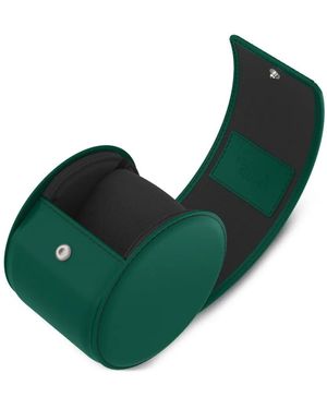 Kross Studio Uhrenetui aus Leder - Grün
