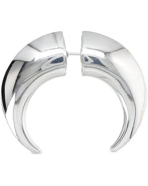 Marine Serre Moon Earring - White