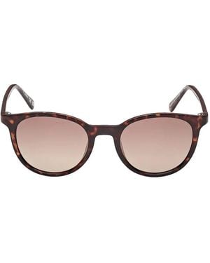 GUESS EYEWEAR Gafas de sol con montura redonda con efecto de carey - Rosa