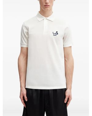 Paul Smith Logo-Detail Short-Sleeve Polo Shirt - White