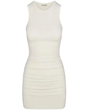 ÉTERNE Carrie Sleeveless Mini Dress - White