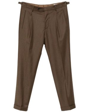 Berwich Side-Adjuster Tailored Trousers - Grey