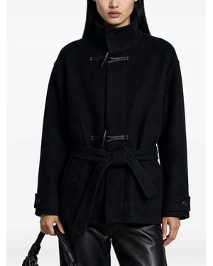 Lemaire Short Duffle Coat - Black