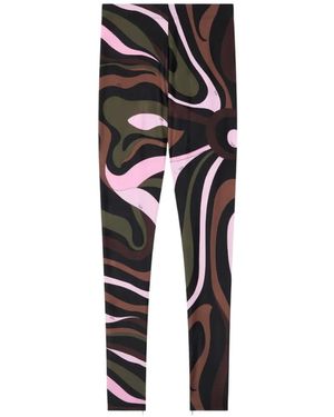 PUCCI Marmo Print Leggings - Black