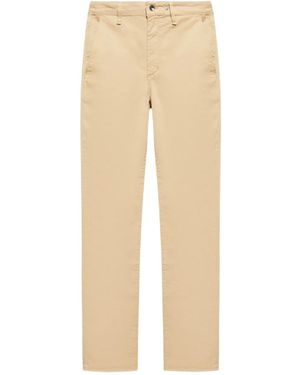 Rag & Bone Cotton Twill Chino Trousers - Natural