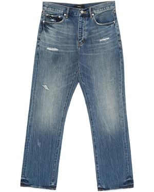 Purple Brand Five-pocket Blue Jeans