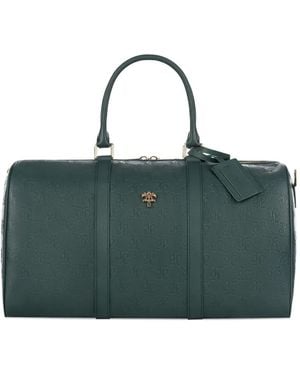 PLACE OF ELMS Logo-Embossed Holdall - Green