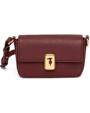 Trussardi Mini Cameo Cross Body Bag - Purple
