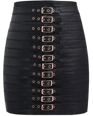 Manokhi Dita Mini Skirt - Black