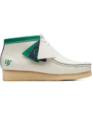 Clarks Wallabee Desert Boots - Green