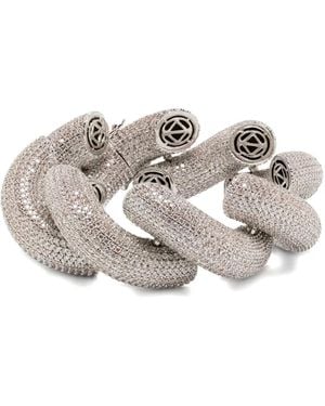 Eddie Borgo Rope Pavé Bracelet - ホワイト